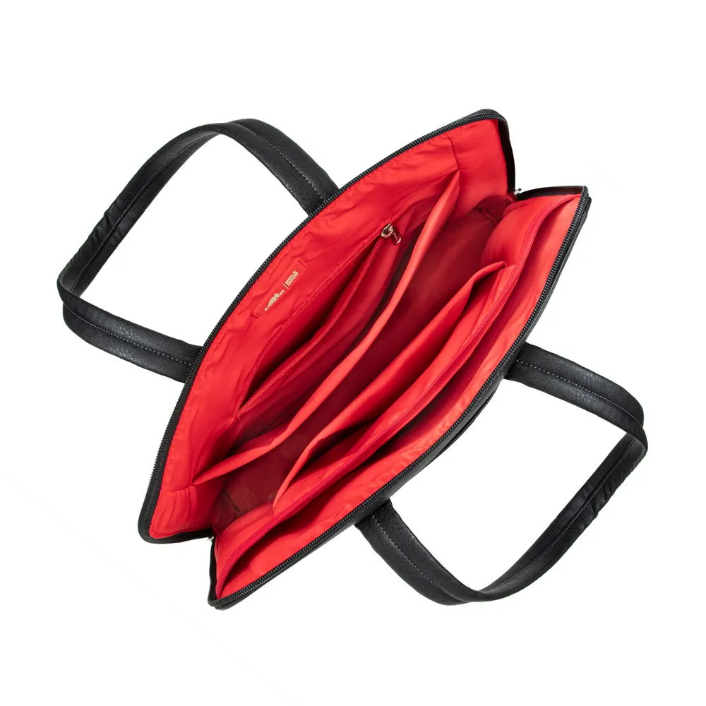 Geantă pentru Laptop RivaCase Orly, 14", Poliester, Negru