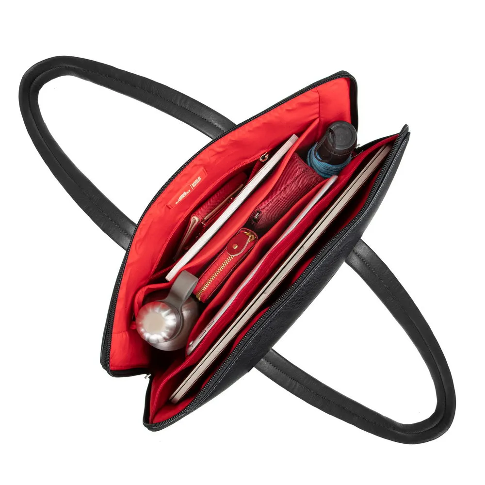 Geantă pentru Laptop RivaCase Orly, 14", Poliester, Negru