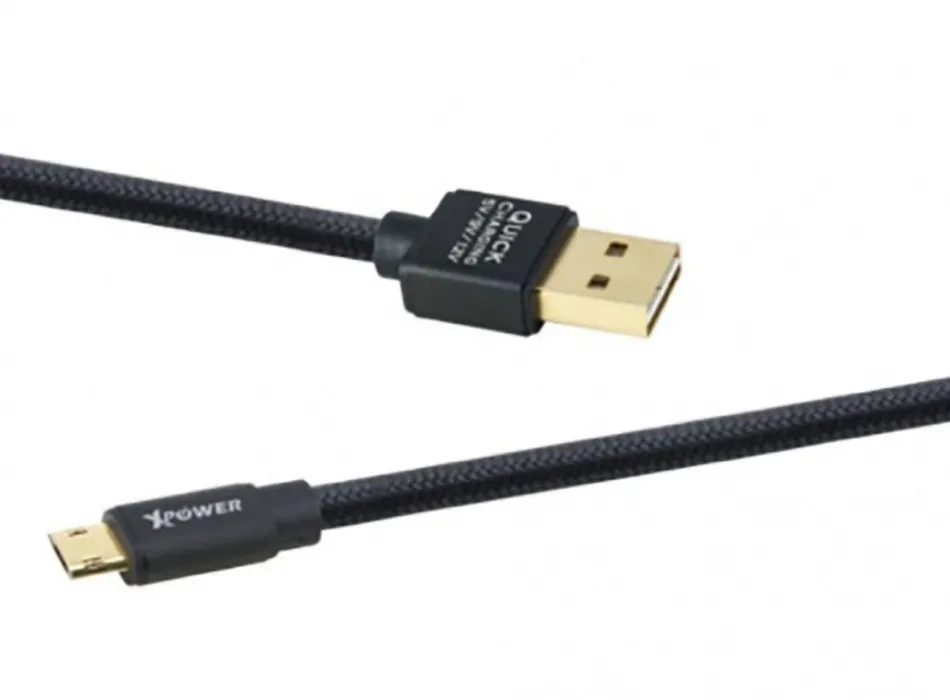 Micro-USB Cable Xpower, Speed Cable, Black