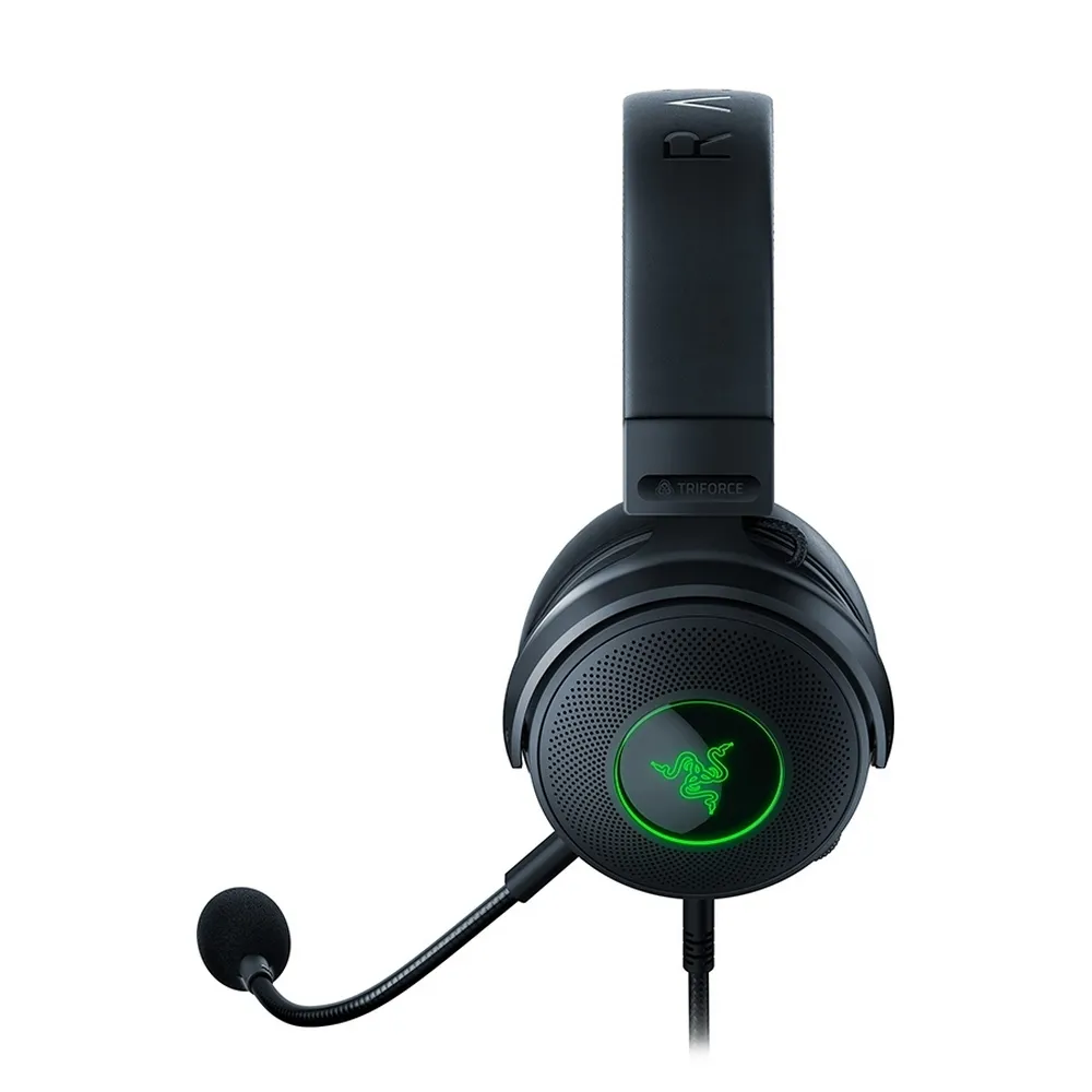 Gaming Headset Razer Kraken V3, 50mm drivers, 20-20kHz, 32 Ohm, 96db, 325g, 1.3m, RGB, USB