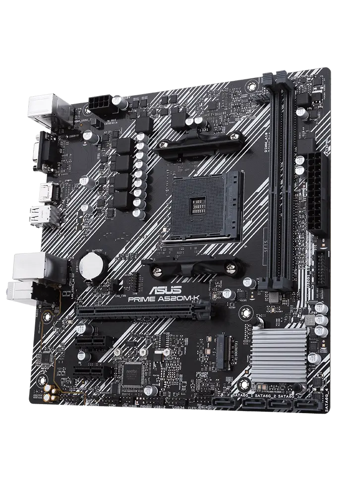 Placă de bază ASUS PRIME A520M-K, AM4, AMD A520, Micro-ATX