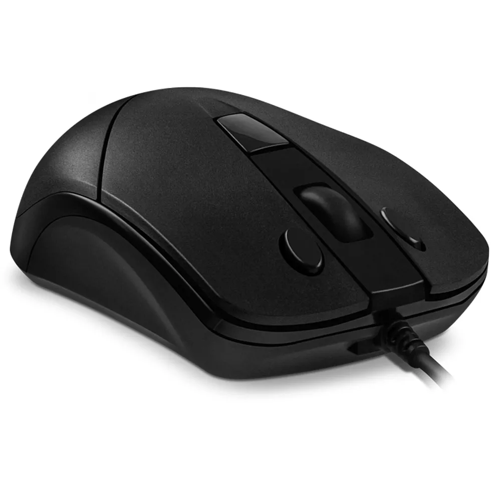 Mouse SVEN RX-95, Optical, 1000-4000 dpi, 6 buttons, Ambidextrous, Black, USB                       