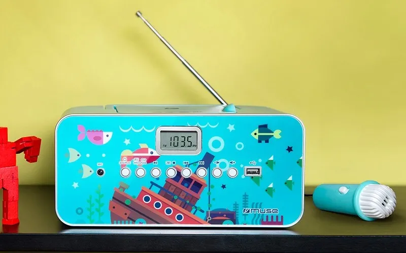 Портативное радио MUSE M-29 KB, Бирюзовый