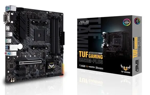 Материнская плата ASUS TUF GAMING A520M-PLUS, AM4, AMD A520, Micro-ATX