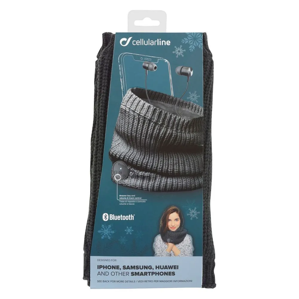 Наушники Cellularline Scarf, Чёрный