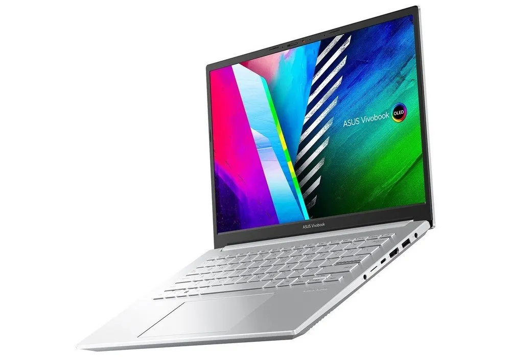 Laptop 14" ASUS Vivobook Pro 14 OLED M3401QA, Cool Silver, AMD Ryzen 5 5600H, 8GB/256GB, Fără SO
