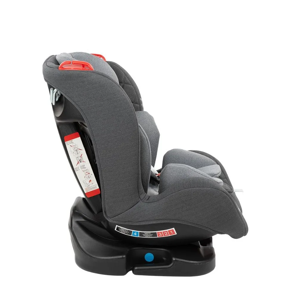 Scaun auto Kikka Boo Hood, Grupa 0+/1/2 (până la 25 kg), Gri