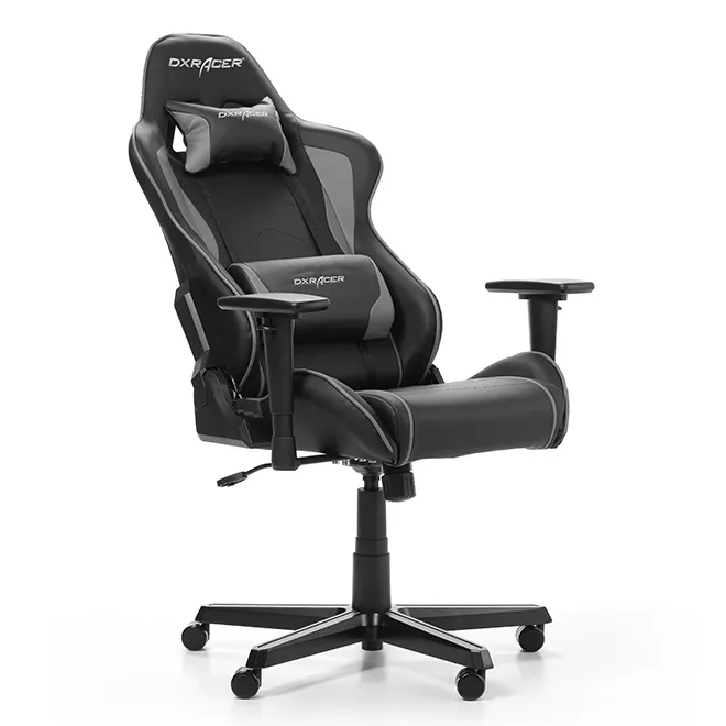 Scaun Gaming DXRacer Formula, PU Piele, Negru/Gri