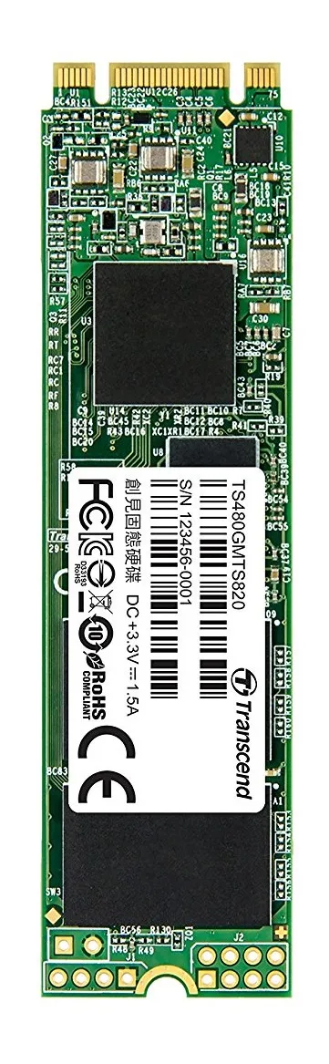 Накопитель SSD Transcend 820S, 480Гб, TS480GMTS820S