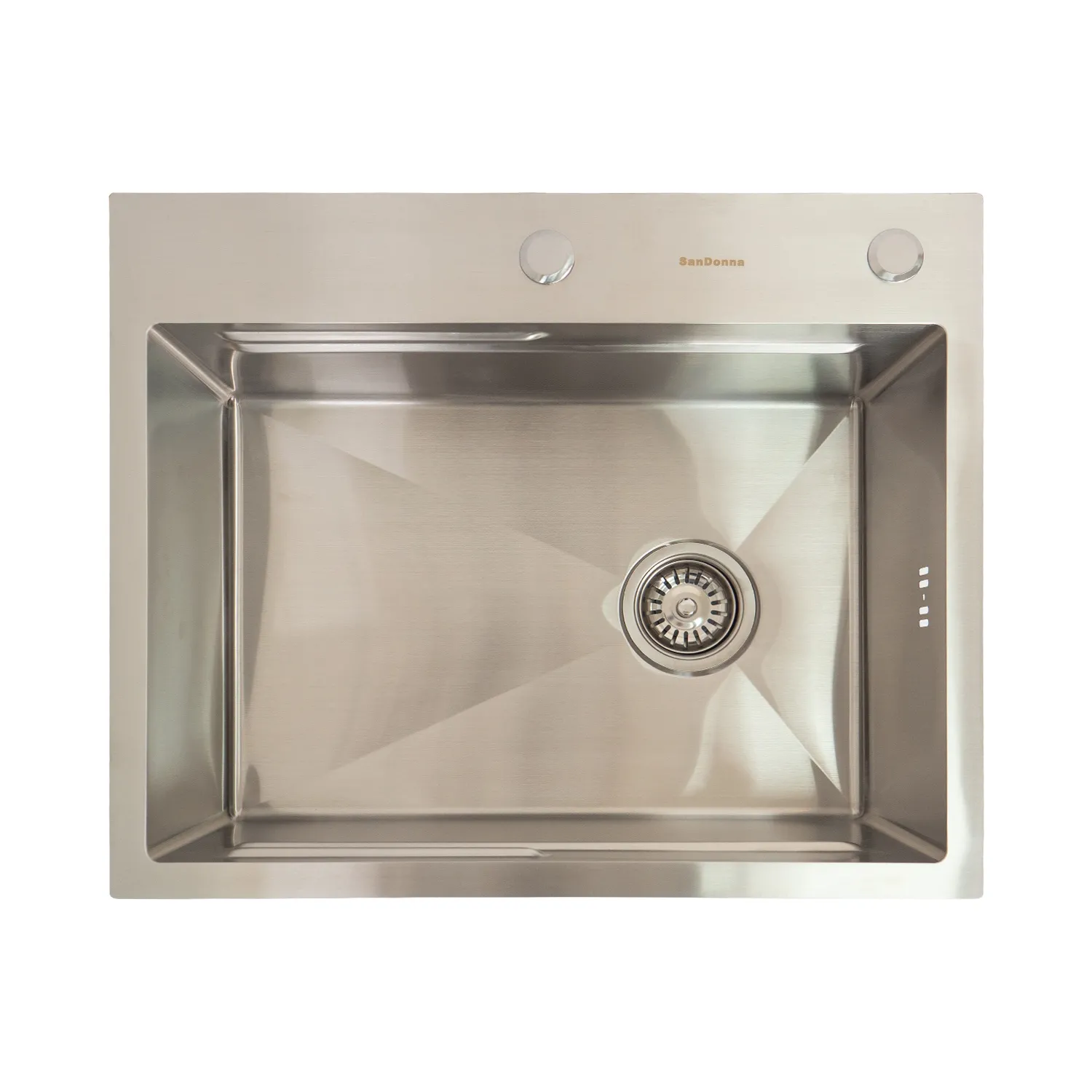 Chiuveta handmade SanDonna HD6050 (Crom Satin)