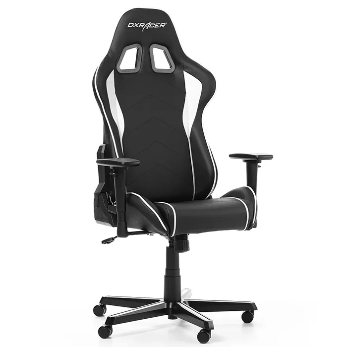 Gaming Chair DXRacer Formula GC-F08-NW, Black/White, User max loadt up to 150kg / height 145-180cm
