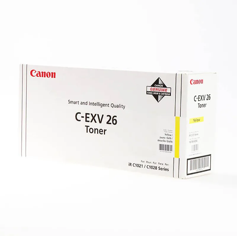 Cartuș pentru imprimantă Canon C-EXV26 (1657B006), 1,09kg, Galben