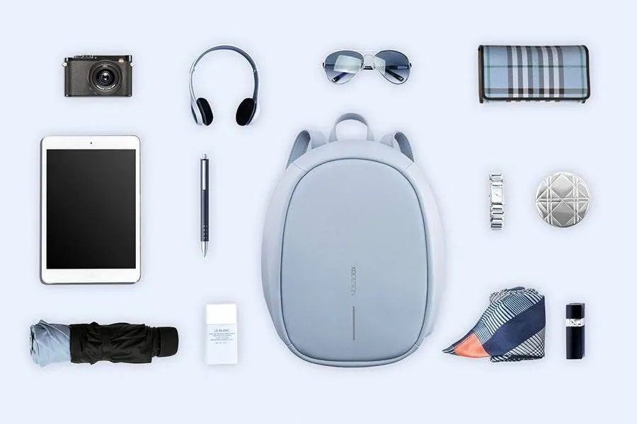 Rucsac pentru tabletă Bobby Elle Fashion, Poliester, Albastru deschis