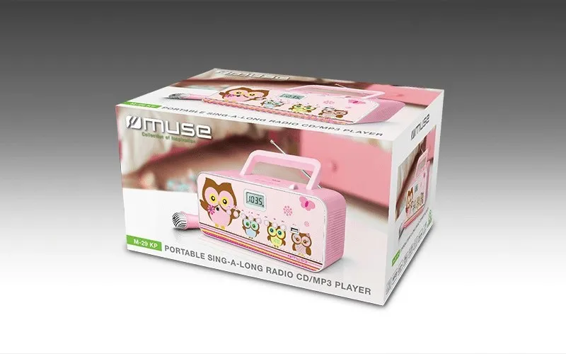 Портативное радио MUSE M-29 KP, Розовый