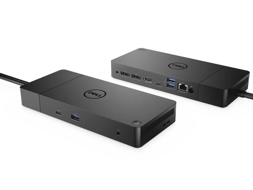 Stație Docking DELL WD19DC, Negru