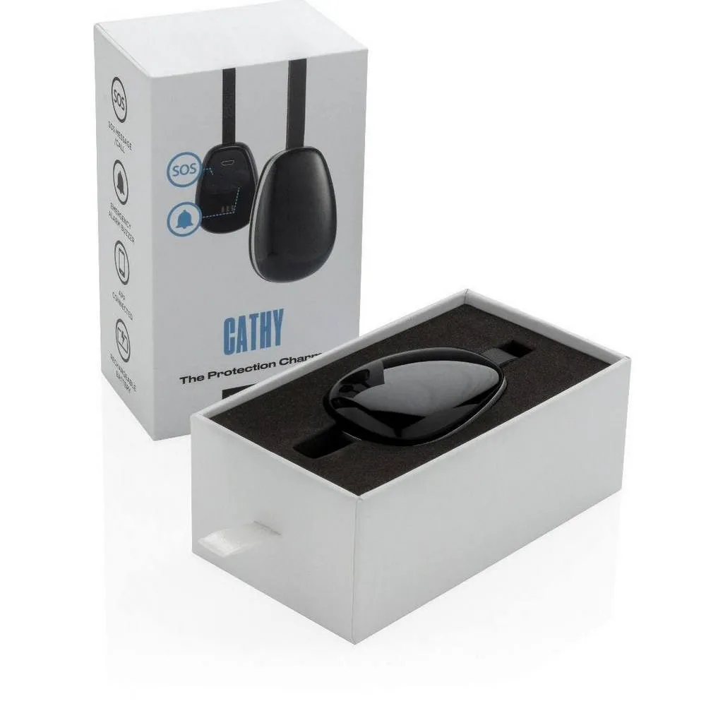 Accesorii pentru geanta Bobby Cathy Protection Charm, ABS Plastic , Negru