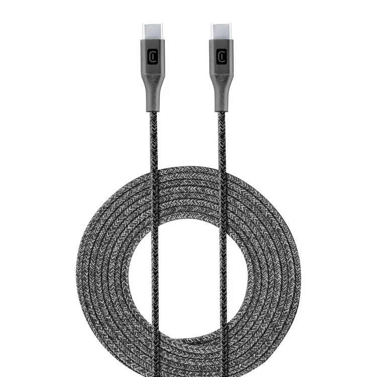Type-C to Type-C Cable Cellular, Long, 2.5M, Black