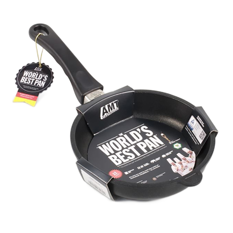 Сковорода AMT Gastroguss AMTI-520-E, 1л, 20см, Чёрный