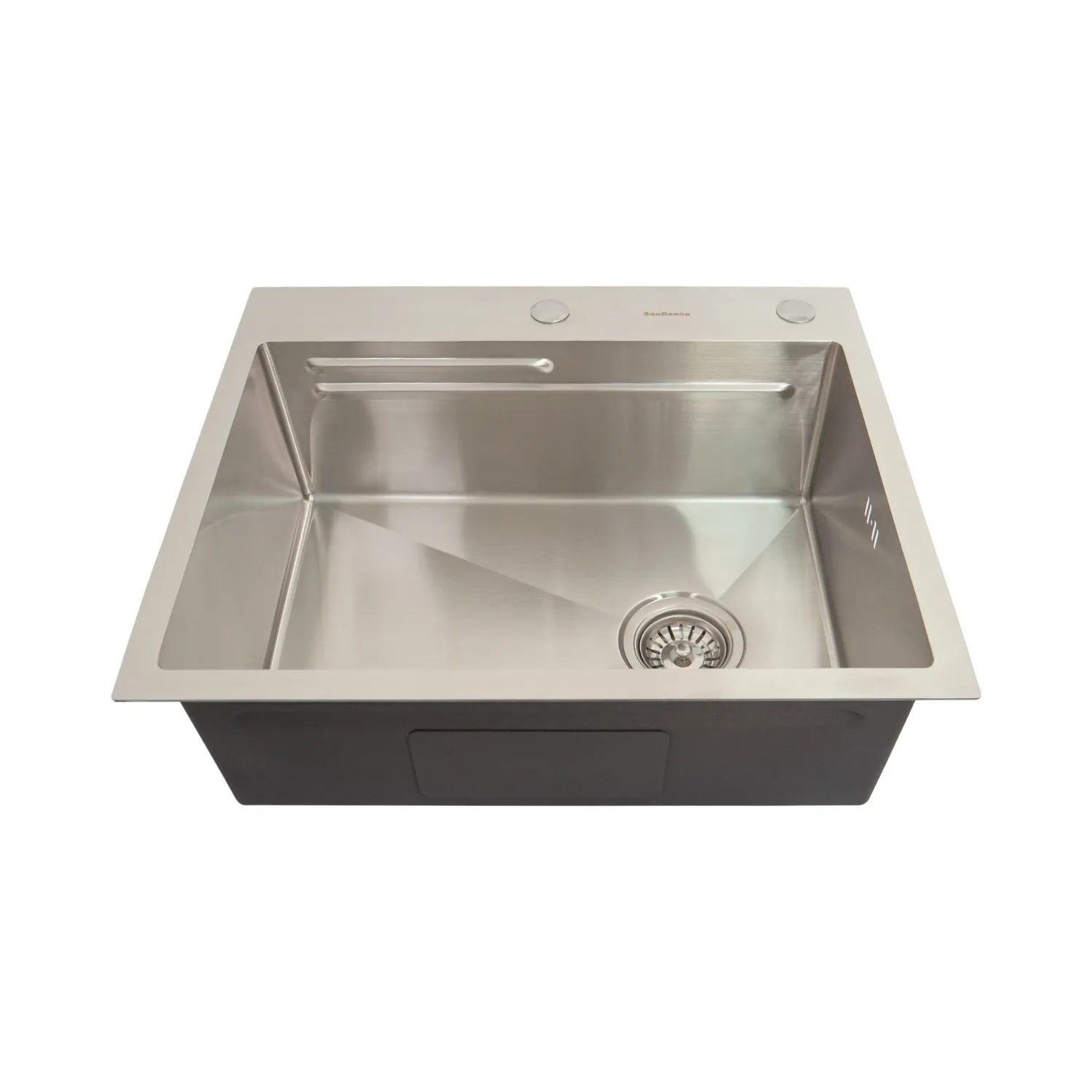 Chiuveta handmade SanDonna HD6050 (Crom Satin)