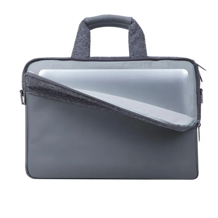 Geantă pentru Laptop RivaCase Egmont, 15.6", Poliester, Gri