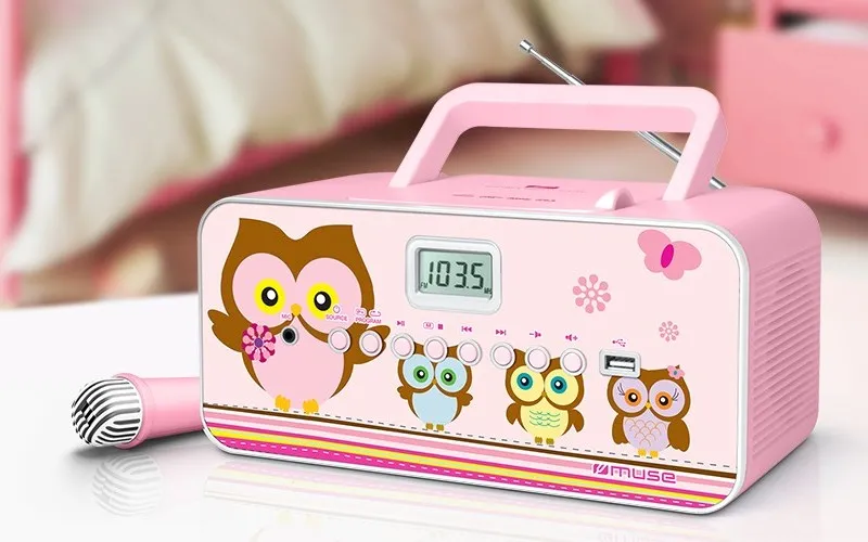 Портативное радио MUSE M-29 KP, Розовый