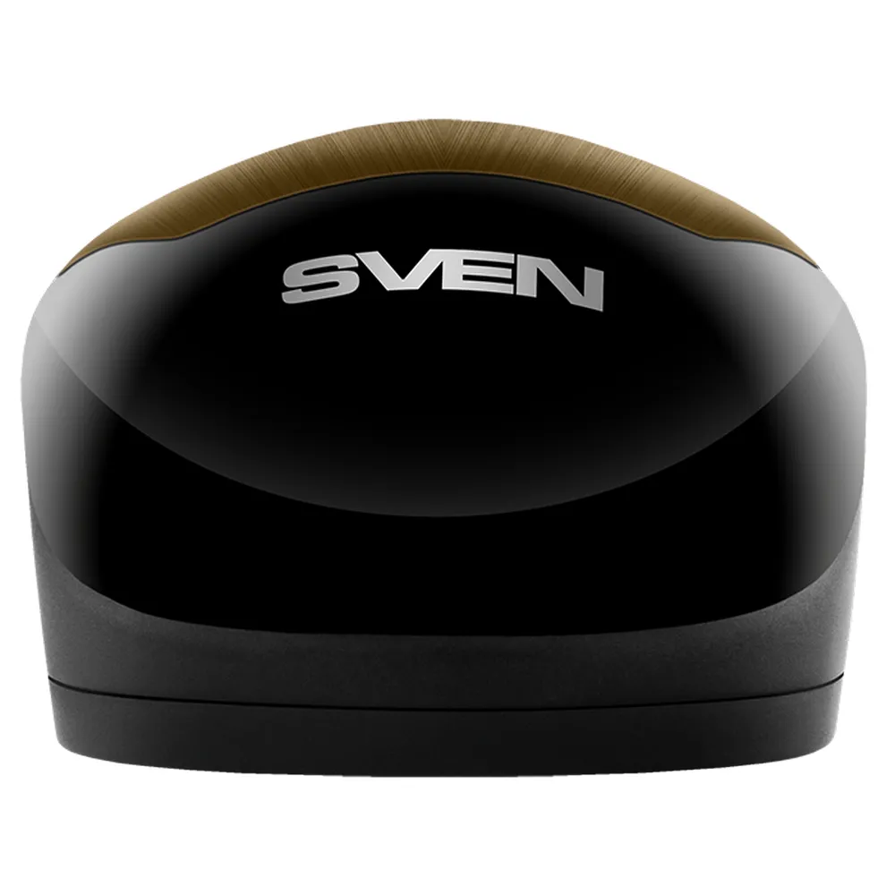 Wireless Mouse SVEN RX-380W, Optical, 800-1600 dpi, 6 buttons, Ambidextrous, 1xAA, Bronze