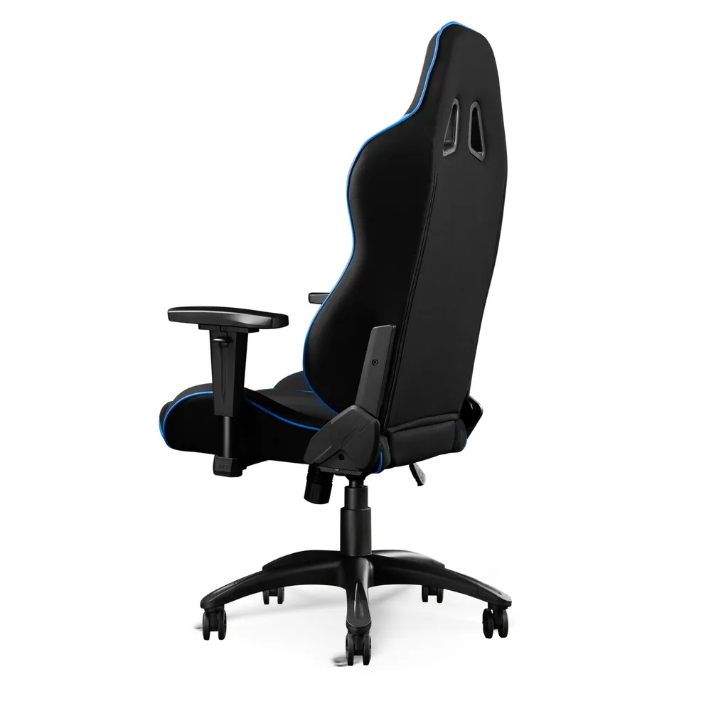 Scaun Gaming AKRacing CORE EX SE, Textil, Negru/Albastru