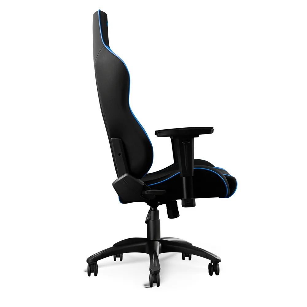 Scaun Gaming AKRacing CORE EX SE, Textil, Negru/Albastru