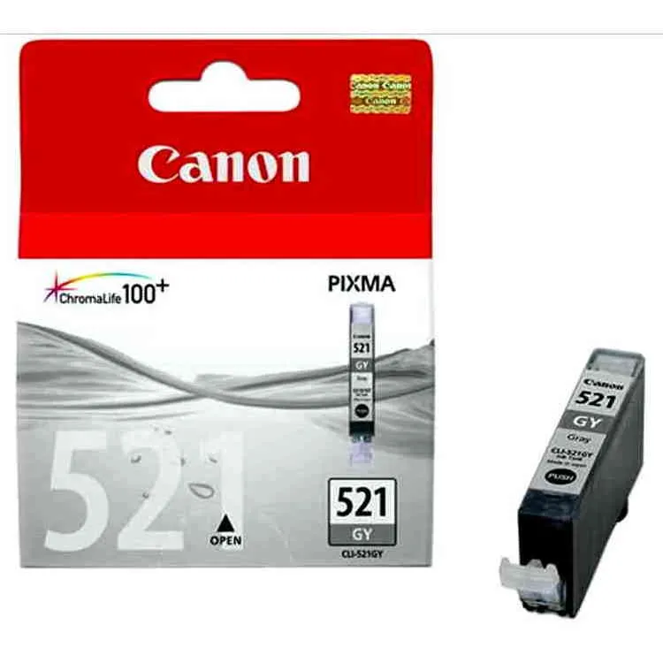 Cartuș de cerneală Canon CLI-521, 9ml, Gri
