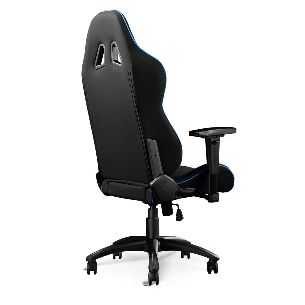 Scaun Gaming AKRacing CORE EX SE, Textil, Negru/Albastru