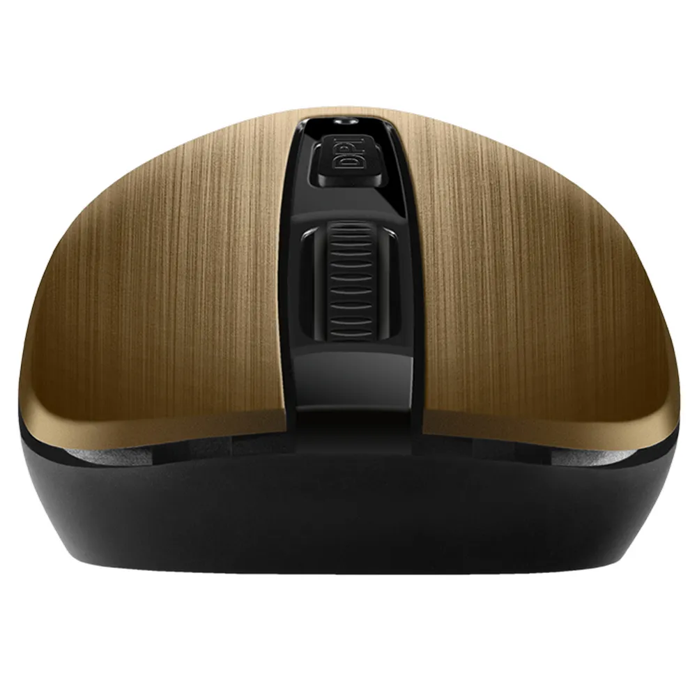 Wireless Mouse SVEN RX-380W, Optical, 800-1600 dpi, 6 buttons, Ambidextrous, 1xAA, Bronze