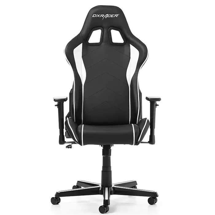 Gaming Chair DXRacer Formula GC-F08-NW, Black/White, User max loadt up to 150kg / height 145-180cm