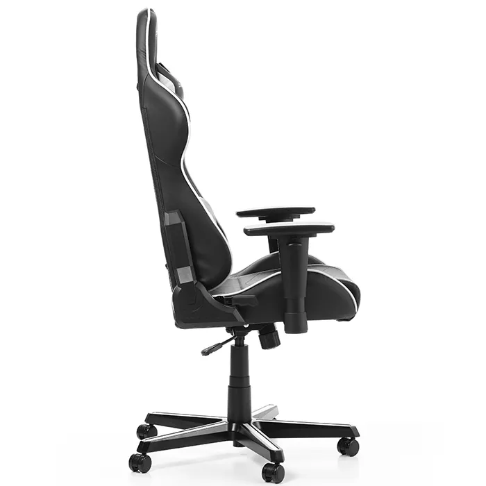 Gaming Chair DXRacer Formula GC-F08-NW, Black/White, User max loadt up to 150kg / height 145-180cm