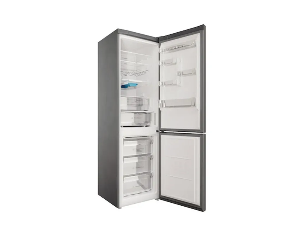 Frigider Indesit INFC9 TO32X, Oțel inoxidabil