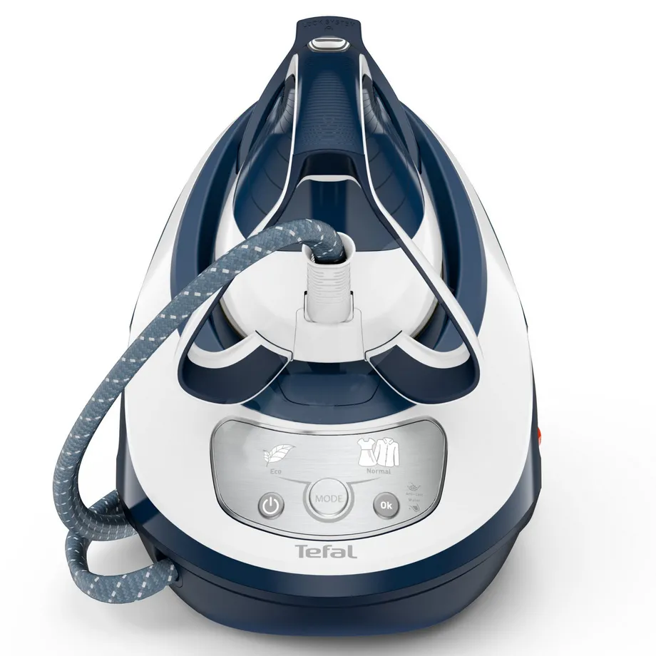 Fier de călcat cu generator de abur Tefal GV9221E0, 2600W, Albastru