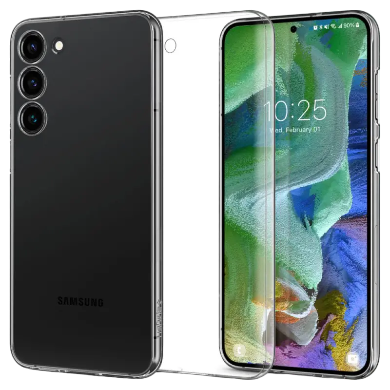 Чехол Spigen Samsung S23+, Airskin, Прозрачный