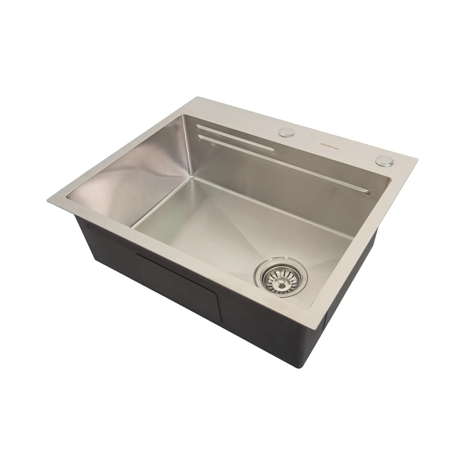 Chiuveta handmade SanDonna HD6050 (Crom Satin)