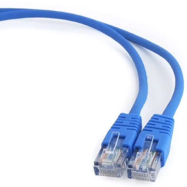 Patch cord Cablexpert PP12-5M/B, CAT5e UTP, 5m, Albastru