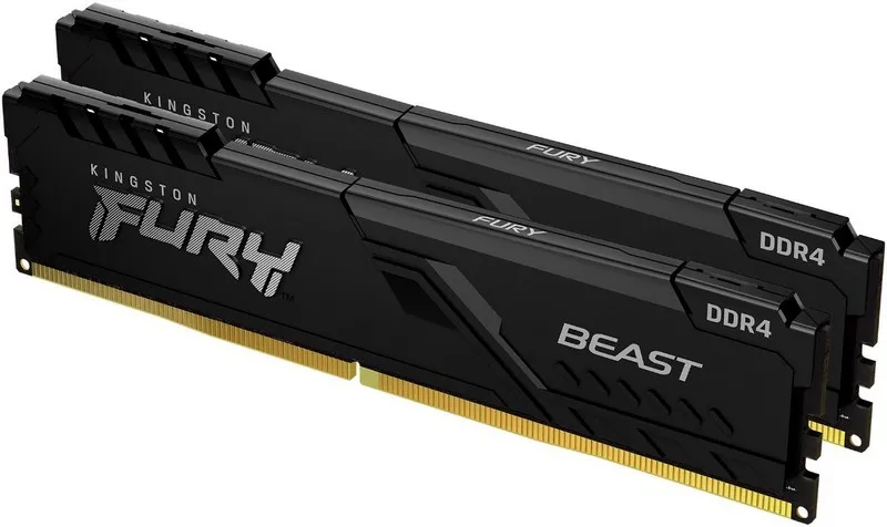 Оперативная память Kingston FURY Beast, DDR4 SDRAM, 3000 MГц, 32Гб, KF430C15BB1K2/32