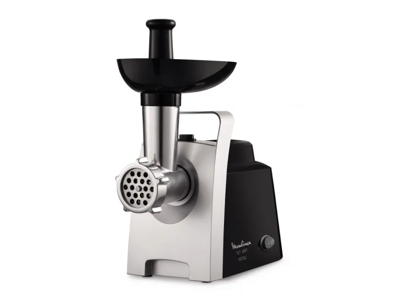 Мясорубка Moulinex ME108832, Нержавеющая сталь Чёрный