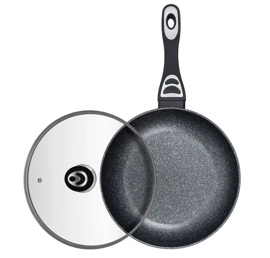 Сковорода RESTO 93153, 26см, Чёрный