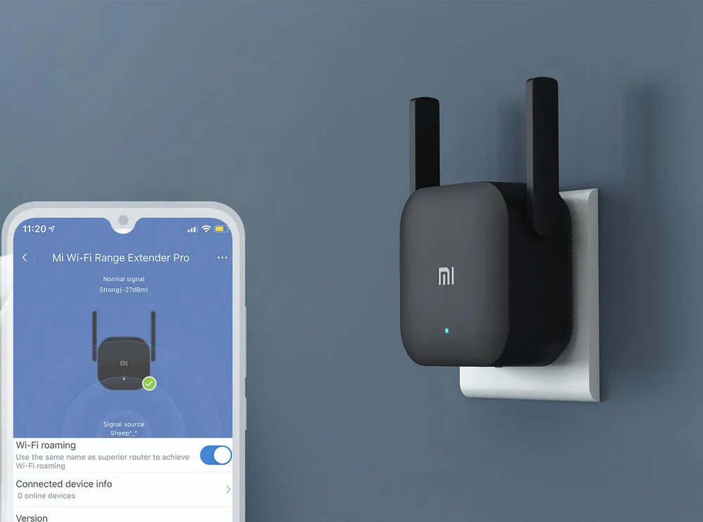 Усилитель Wi‑Fi сигнала Xiaomi DVB4235GL, Чёрный