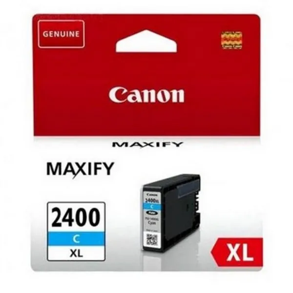 Картридж чернильный Canon PGI-2400XL, 19мл, Голубой