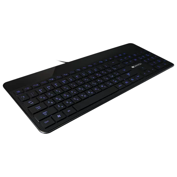 Клавиатура Canyon HKB5, Проводное, Чёрный