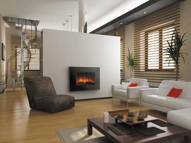 Semineu Electric Electrolux EFP/W-1250ULS, 2000W, Negru