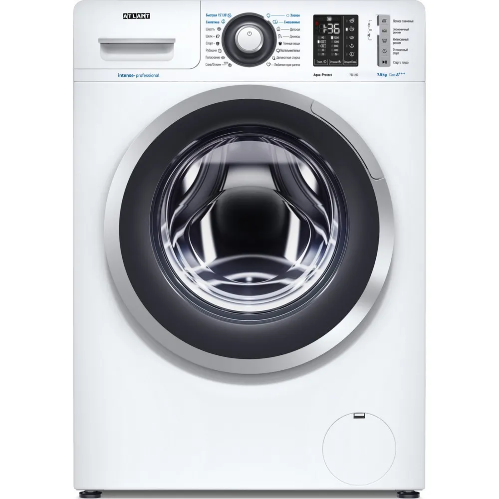 Стиральная машина Atlant СМА-75C1213-01, 7,5кг, Белый