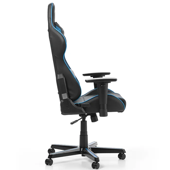 Scaun Gaming DXRacer Formula, PU Piele, Negru/Albastru