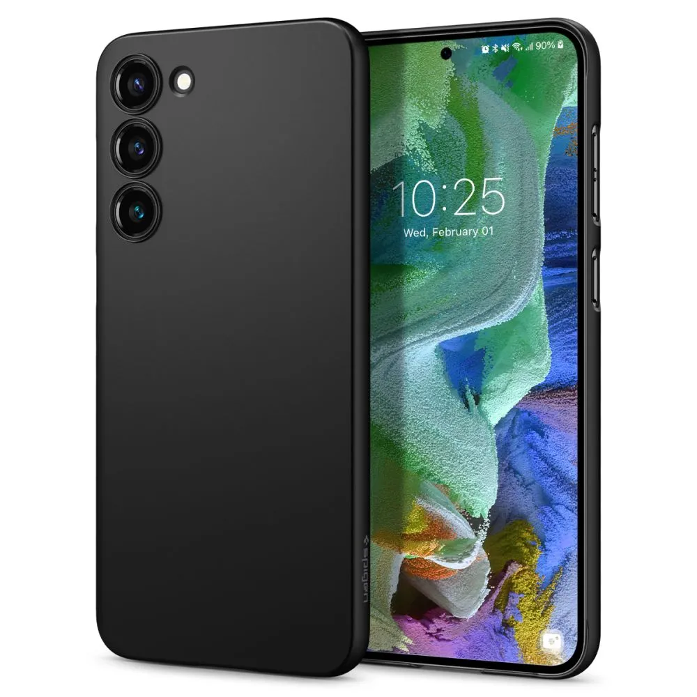 Чехол Spigen Samsung S23+, Airskin, Чёрный