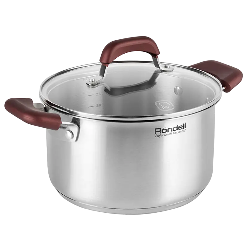Набор посуды Rondell RDS-824, 5,6л, Stainless Steel