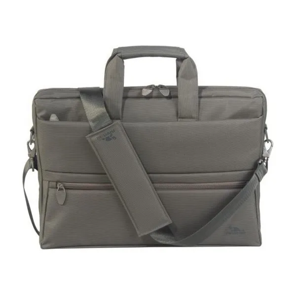 Geantă pentru Laptop RivaCase Tiergarten, 15.6", Poliester, Bej